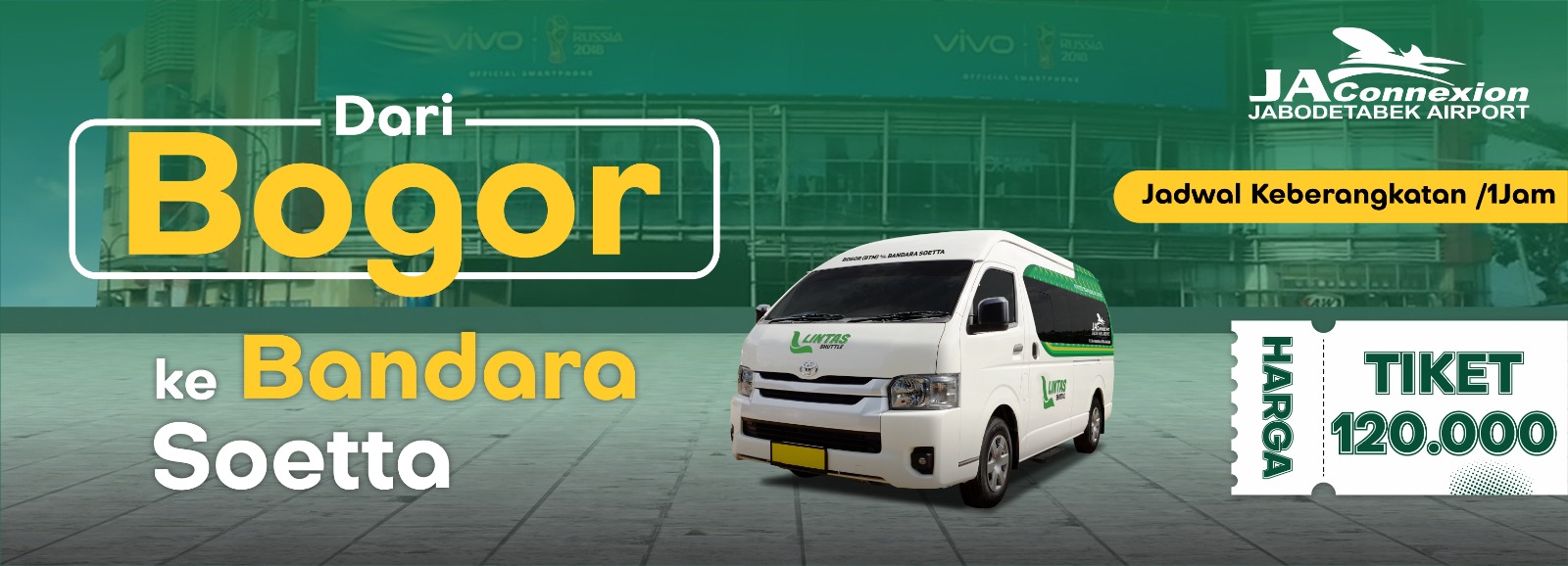 Lintas Shuttle Bogor Bandara